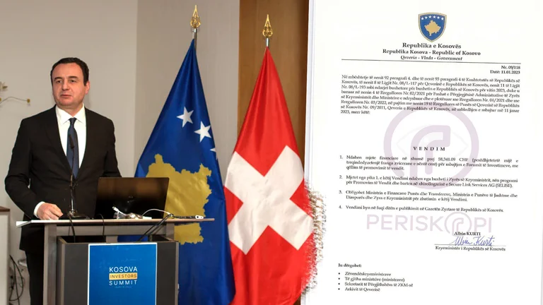 Samiti në Zvicër: Kurti pagoi 58 mijë euro një kompani pa asnjë procedurë prokurimi