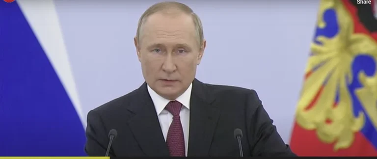 Putin njofton për aneksimin e katër rajoneve të Ukrainës