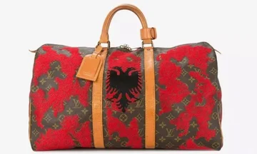 Louis Vuitton: Albanian flag bag not created by us