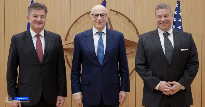 Escobar and Lajcak at NATO headquarters: Peace and stability in the Western Balkans are important