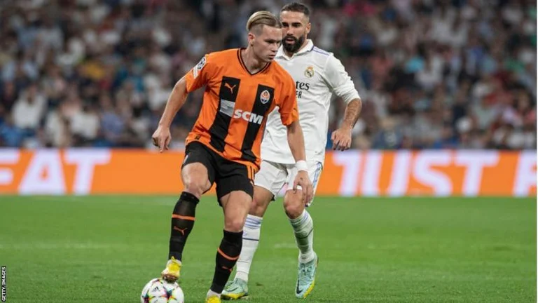 Arsenal in talks with Shakthar Donnetsk for the transfer of Mykhailo Mudryk