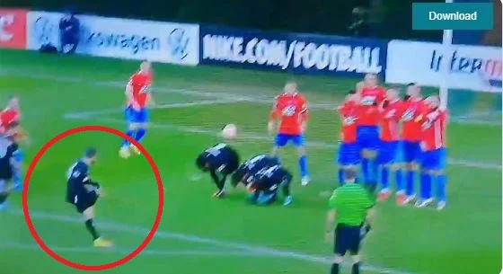 Magic, magic, magic, Arber Zenelli marks mad goal from free shooting at France's Cup
