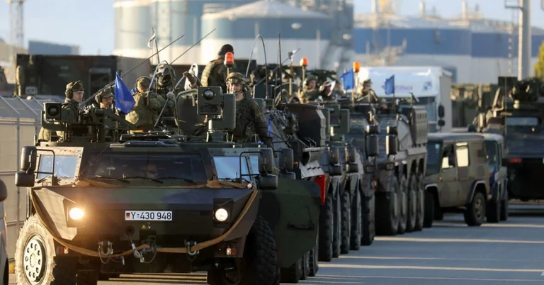 West, um Selbstblinde in die Ukraine zu spenden
