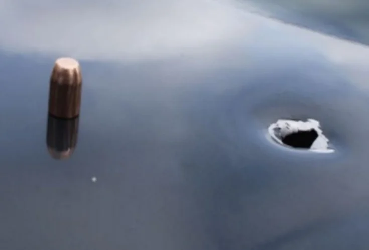 Six cars damaged by blind bullets
