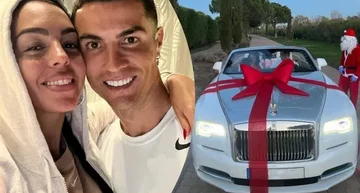 Georgina donne Ronaldo une voiture de luxe pour Noël