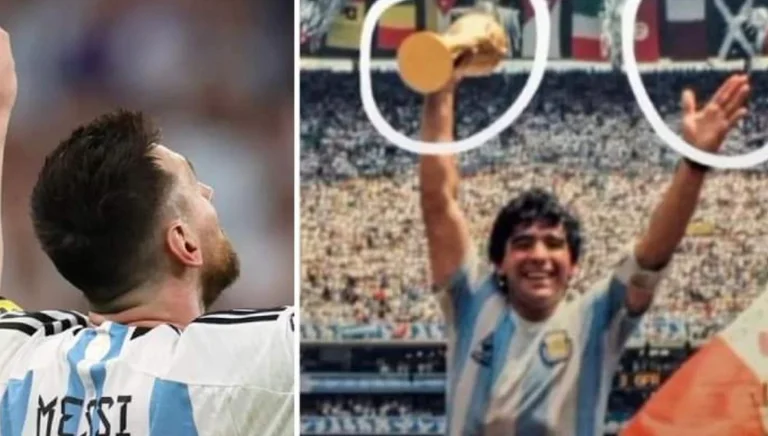 Is this the picture of Maradona predicting Argentina's Qatar triumph?