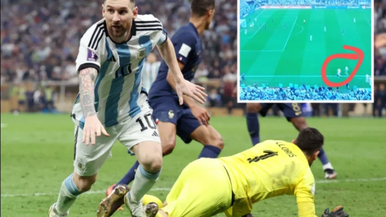 Mit Fußballregeln sollte Argentiniens drittes Ziel gestrichen werden.