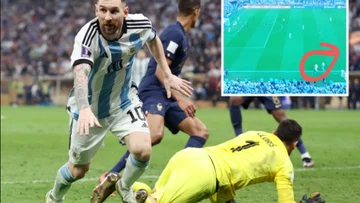 Mit Fußballregeln sollte Argentiniens drittes Ziel gestrichen werden.