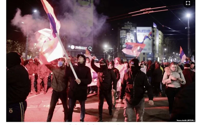 Protest in Serbia: nessuna divisione, il Kosovo fa parte della Serbia