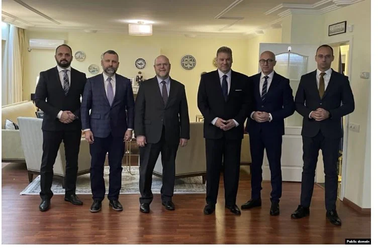 Serbian List Representatives Meet Escobarin