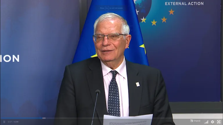 Borrell wants the barricades removed: The situation in the north is unacceptable