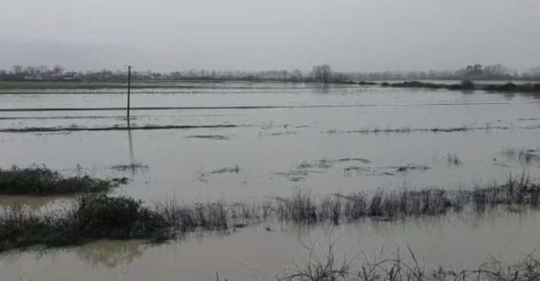 Clouds overturn some areas in Fushe Kruje, the “able River”