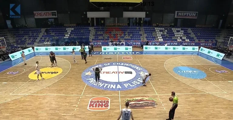 Nessun fan riprende il secondo pezzo di basket tra Pristina e Trepca