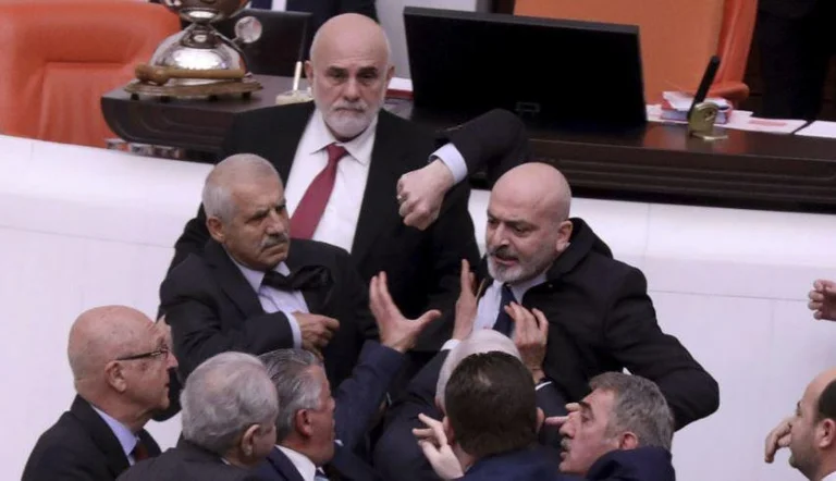 Beating in Turkish parliament, opposition MP ends in hospital