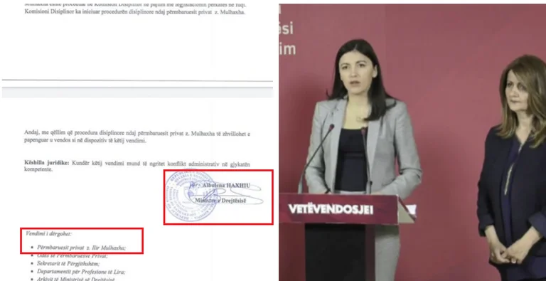 Scandal: MP Fatmire Kolcaku's brother was excluded from the Justice Ministry
