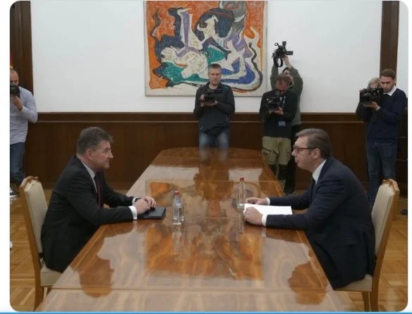 Lajcak in Belgrade: Topics even return of Serbs to Kosovo institutions