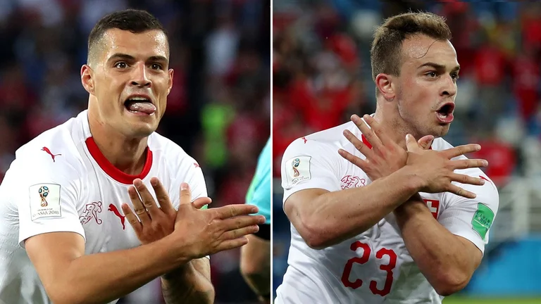 Schweizs Sieg über Serbien, Kosovar feiern mit Tupan in Frankurt