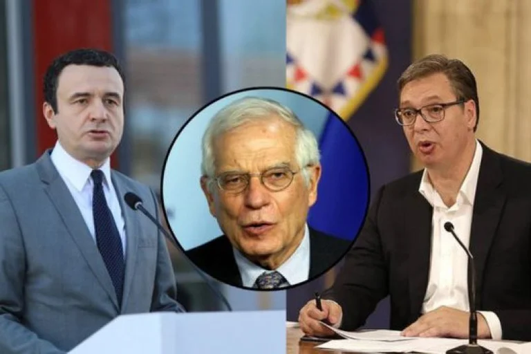 Fillon takimi i përbashkët Borrell-Kurti-Vuçiq në Bruksel