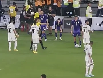 Der Moment des Messs, den die Fans über freundlich zu Arabien dachte, schien zu verletzen