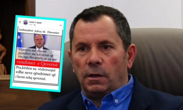 Tomë Gashi publikon “Fake news” për ambasadorin Hovenier, mori 65 shpërndarje dhe e fshiu
