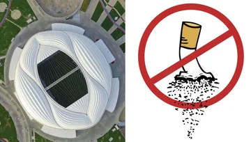 Es gibt keine Zigarette im Qatar Stadium 80 Inspektoren werden die Öffentlichkeit beobachten