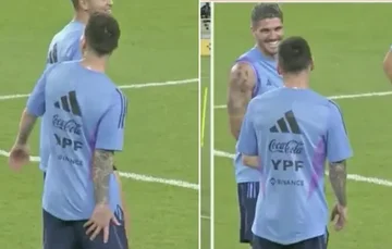 Mess macht Fans verrückt, als er vor der WM in der Ausbildung mit Argentinien verletzt wurde.