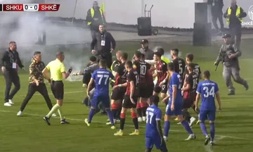 Skopje club apologises for fan action in match to Shknje