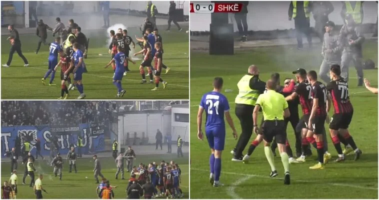 Das ist der Satz, den die mazedonische Fußball-Föderation auf Skopje verhängt hat