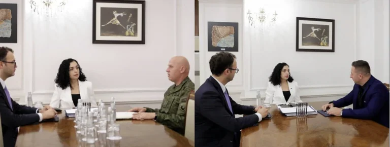 situation in the north ão Osmani meets with KSF Defence Minister and Commander