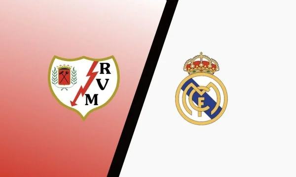 Formaciones oficiales: Rayo Vallecano Real Madrid