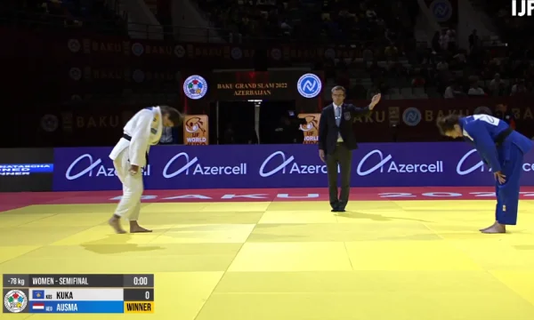 Grand Chelem i Bakou : Loriana Kuka est vaincue en demi-finale, en course pour le bronze