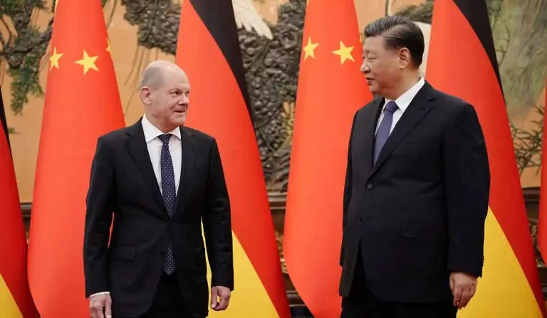 Bundeskanzler trifft sich mit Chinas Präsident