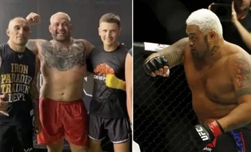 Jeder fragte sich über die Legende. MMAH Mark Hunt verliert 60 Kilos