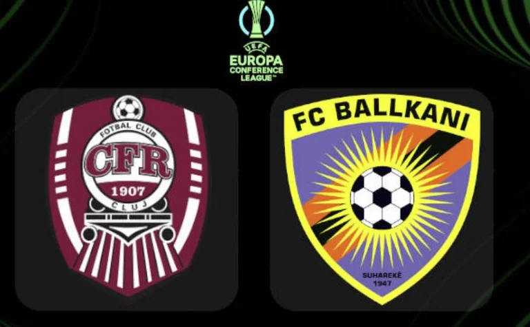 Formazioni ufficiali: CFR Cline FC Balcani