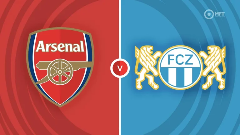 Offizielle Formationen: Arsenal é Zürich