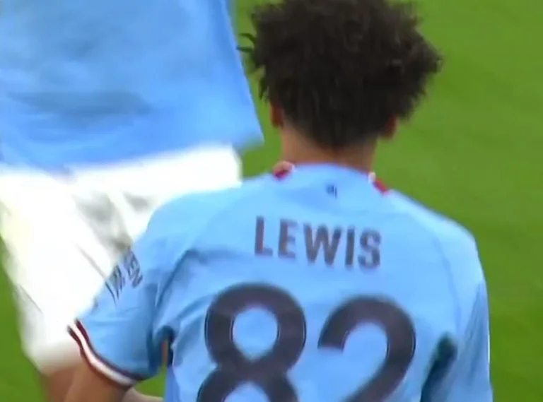Only 17-year-old: What a great goal Lewis has scored for Man City in the Champions League.