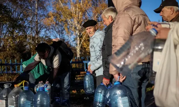 Acqua e corrente di ritorno a Kiev