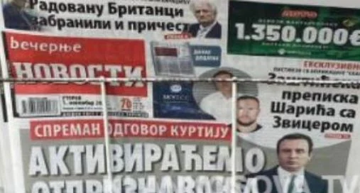 Serbian Newspapers With Voncioze Titles Threatened on Targat Issue