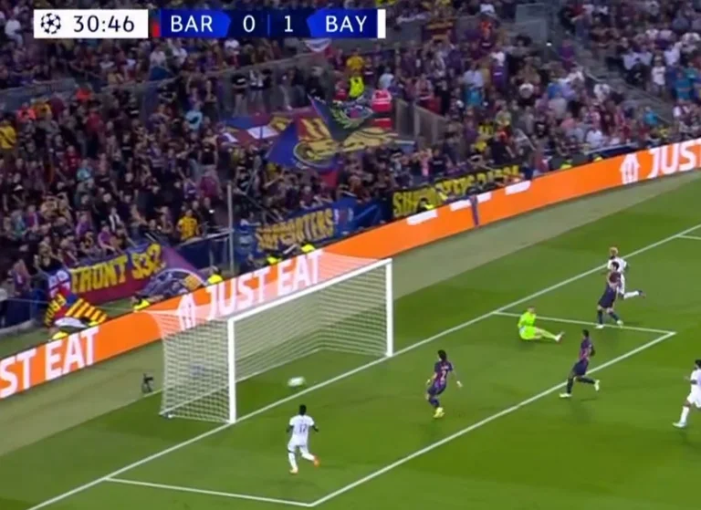 Bayerni continúa con goles hacia Barcelona, marcas Choupo-Moting desde los alrededores