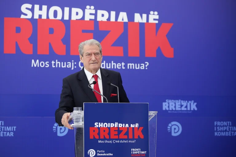 Berisha: Protestas Nacionales celebradas el 12 de noviembre