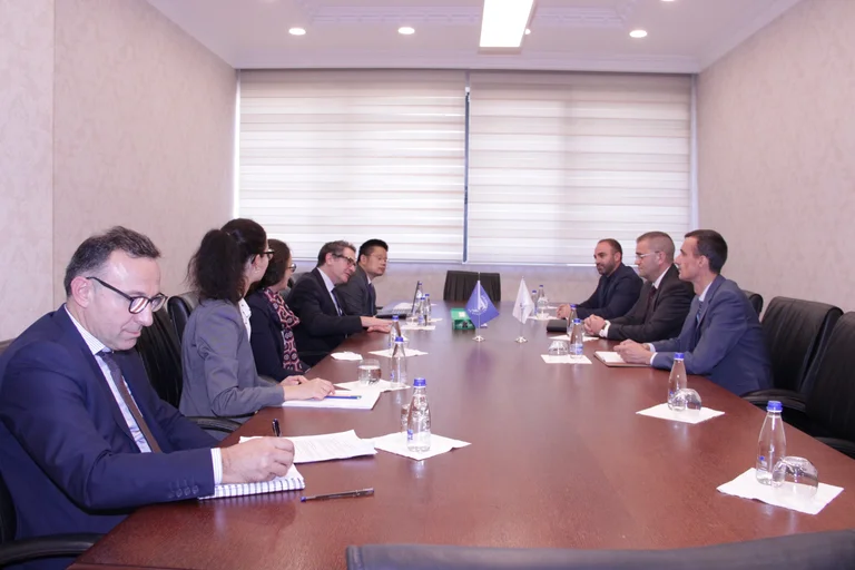 Governor Mehmeti received IMF representatives at the meeting