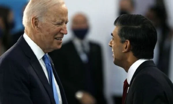 Beden, Sunnak reafirma su apoyo a Ucrania