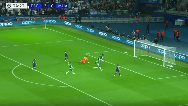 Messi-Neymar Kombination, bringt das dritte Tor für Paris zu Maccaby Haifa