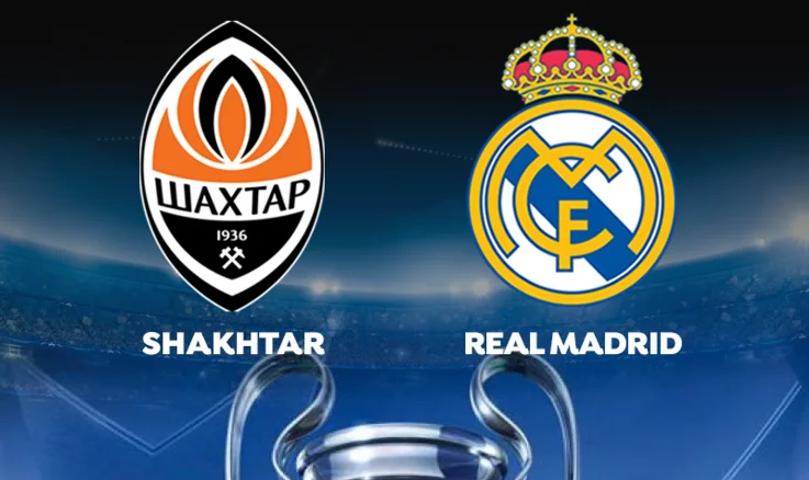 Formations officielles: Shakhtar Donetsk '% Real Madrid