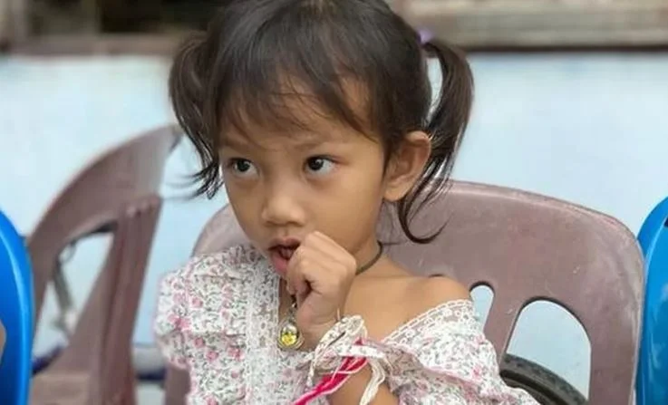 Die Geschichte der einzigen drei - Jahr - alt, die den Gartenangriff in Thailand überlebt haben