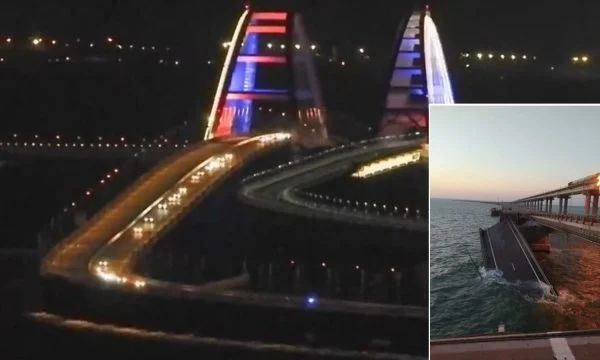 En parte destruido fue Crime Bridge, Washington Post: Ukrainian Service Attack