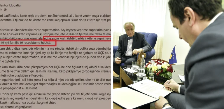 VV militärische Schocks: Rifti war nicht das Problem, Albin kennt Superkriminalität bei MSh. Er ruht hinter einer im Kosovo bekannten Familie.
