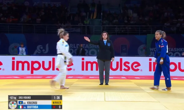 Enormous Distria Krasniqi, Qualified in World Championship quarterfinals