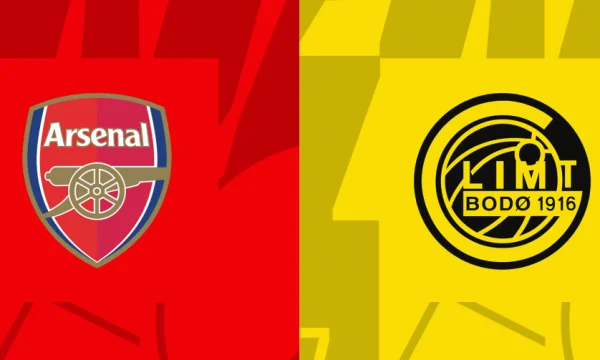 Offizielle Formationen: Arsenal é Bodo, Jaka wie immer dort