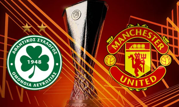 Offizielle Formationen: Omonoia é Manchester United